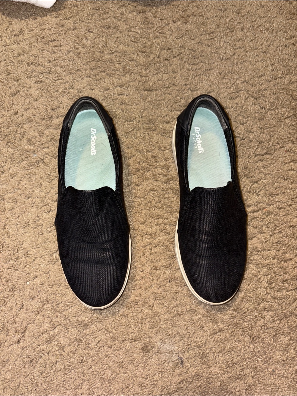 Dr. Scholl's Black Slip-On Casual Loafers